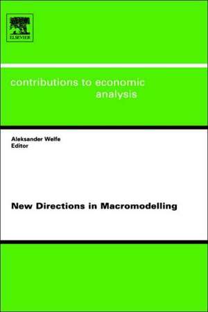 New Directions in Macromodelling de Aleksander Welfe