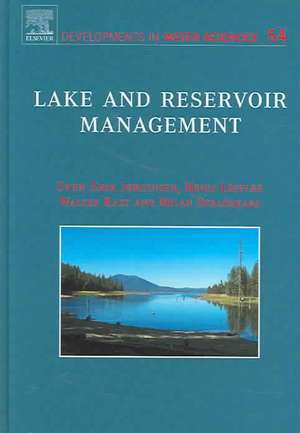 Lake and Reservoir Management de S.E. Jorgensen