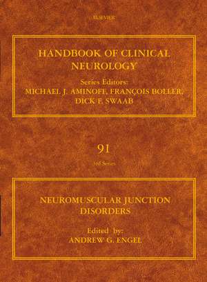 Neuromuscular Junction Disorders de A. G. Engel