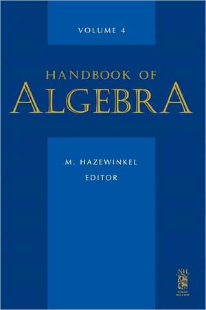 Handbook of Algebra de M. Hazewinkel