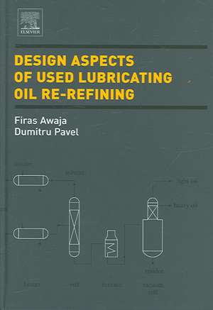 Design Aspects of Used Lubricating Oil Re-Refining de Firas Awaja