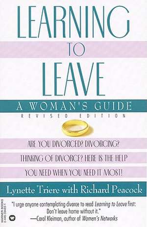 Learning to Leave: A Women's Guide de Lynette Triere