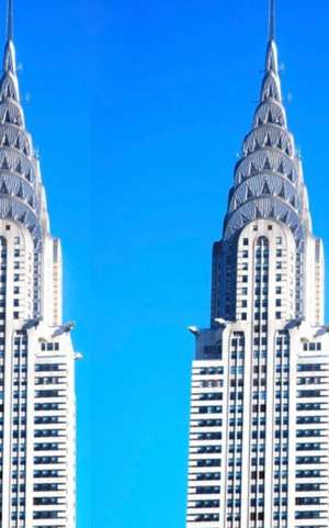 Chrysler Building New York City Drawing Writing journal de Michael Huhn