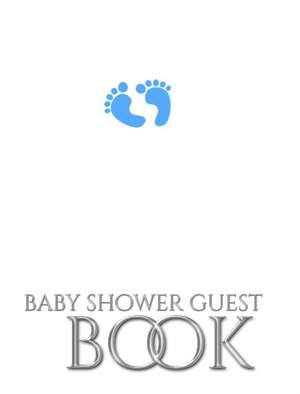 Stylish Baby Shower Guest Book de Michael Huhn