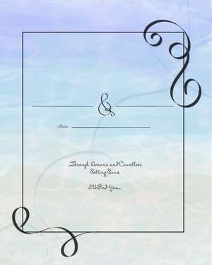 Beach Wedding Guest Book - Simple Decorative Beach Cover de Mantablast