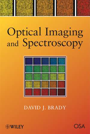 Optical Imaging and Spectroscopy de David J. Brady