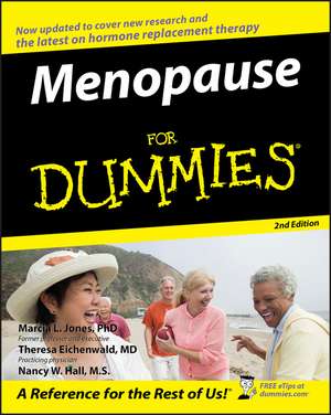 Menopause For Dummies 2e de M. Jones