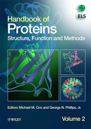 The Handbook of Proteins – Structure, Function and Methods 2V Set de MM Cox