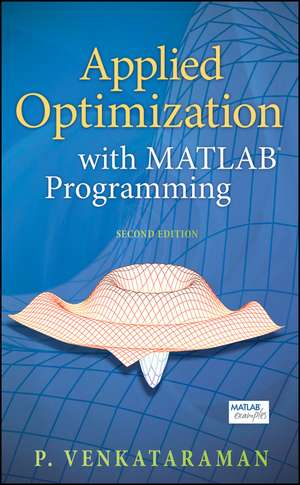 Applied Optimization with MATLAB Programming 2e de P Venkataraman