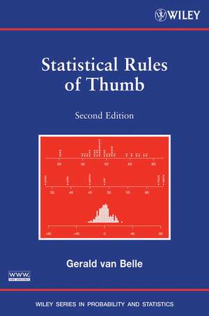 Statistical Rules of Thumb 2e de G van Belle