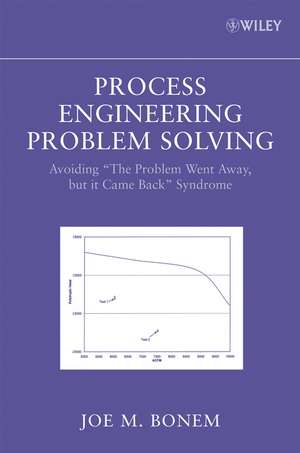 Process Engineering Problem Solving – Avoiding "The Problem Went Away, but It Came Back" Syndrome de JM Bonem