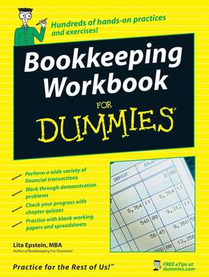 Bookkeeping Workbook For Dummies de L Epstein