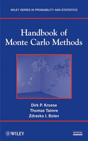 Handbook for Monte Carlo Methods de DP Kroese