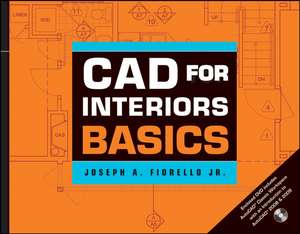 CAD for Interiors Basics +DVD de J Fiorello