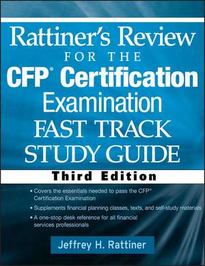 CFP Exam 3E de Rattiner