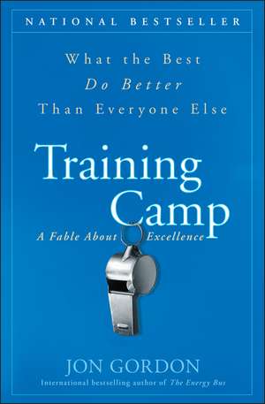 Training Camp de Jon Gordon
