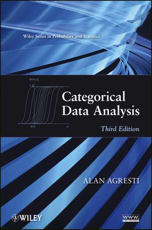 Categorical Data Analysis, 3e de A Agresti