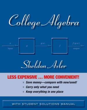 College Algebra de Sheldon Axler