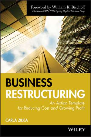 Business Restructuring – An Action Template for Reducing Cost and Growing Profit de C Zilka