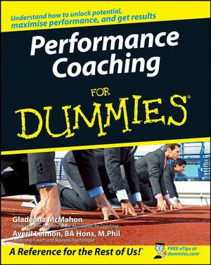 Performance Coaching For Dummies de Gladeana McMahon