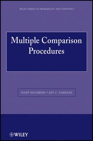 Multiple Comparison Procedures P de Hochberg