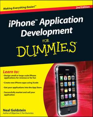 iPhone Application Development For Dummies de Neal Goldstein