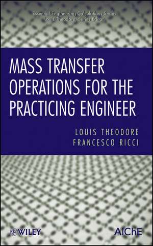 Mass Transfer de Theodore