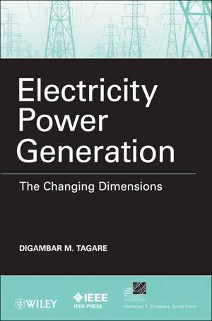 Electricity Power Generation de Digambar M Tagare
