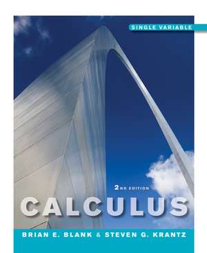 Calculus de Brian E Blank