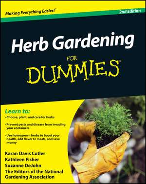 Herb Gardening For Dummies 2e de KD Cutler