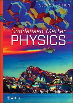 Condensed Matter Physics 2e de MP Marder