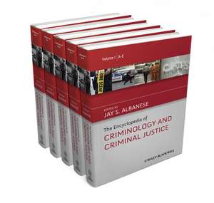 The Encyclopedia of Criminology and Criminal Justice de JS Albanese