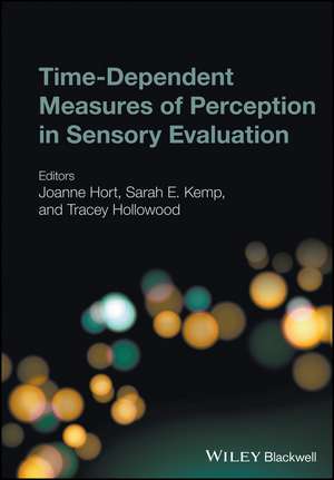 Time–Dependent Measures of Perception in Sensory Evaluation de SE Kemp