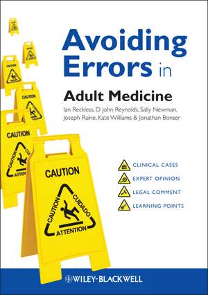 Avoiding Errors in Adult Medicine de IP Reckless