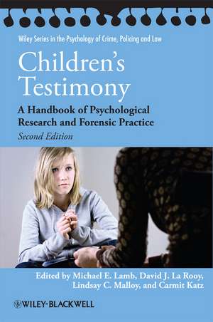 Children's Testimony de Michael E. Lamb
