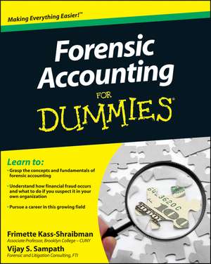 Forensic Accounting For Dummies de F Kass–Shraibman