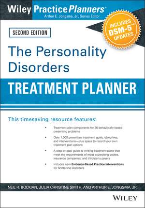 The Personality Disorders Treatment Planner: Includes DSM–5 Updates de Neil R. Bockian