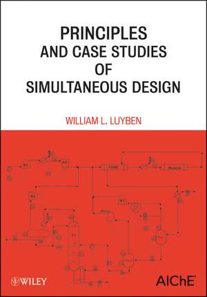 Principles and Case Studies of Simultaneous Design de WL Luyben