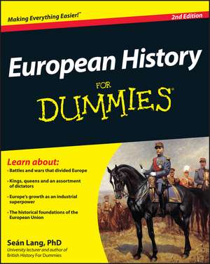 European History For Dummies 2e de S. Lang