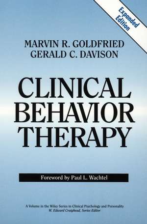 Clinical Behavior Therapy Exp de MR Goldfried