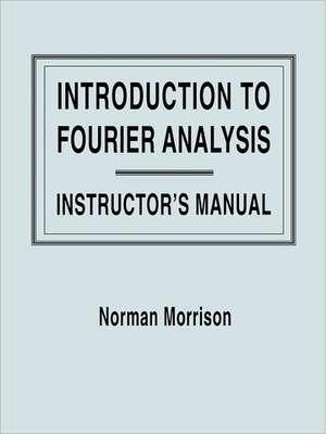 Fourier Sol Man de Morrison