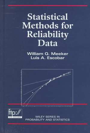 Statistical Methods for Reliability Data de William Q. Meeker