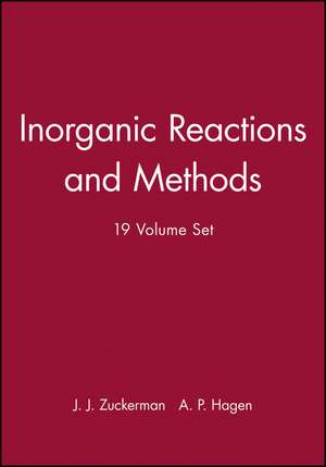 Inorganic Reactions & Methods 19VST de JJ Zuckerman