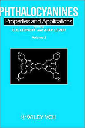 Phthalocyanines – Properties and Applications V 3 de CC Leznoff