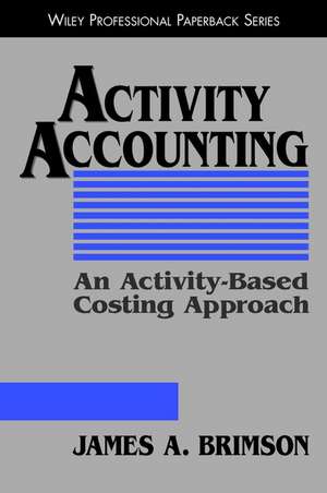 Activity Accounting de James A Brimson