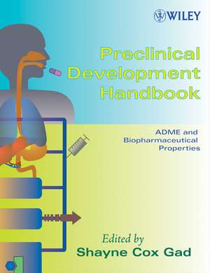 Preclinical Development Handbook 2–Volume Set de SC Gad