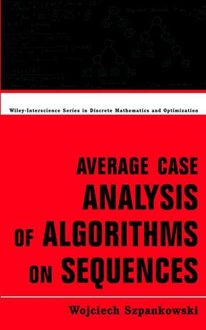 Average Case Analysis de Szpankowski