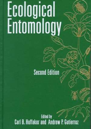 Ecological Entomology 2e de CB Huffaker