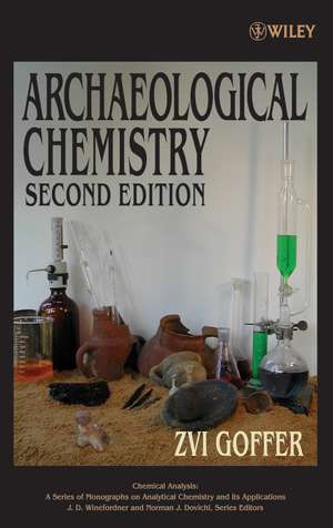 Archaeological Chemistry 2e de Z Goffer