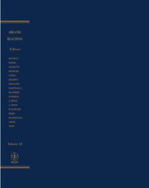 Organic Reactions V62 de LE Overman